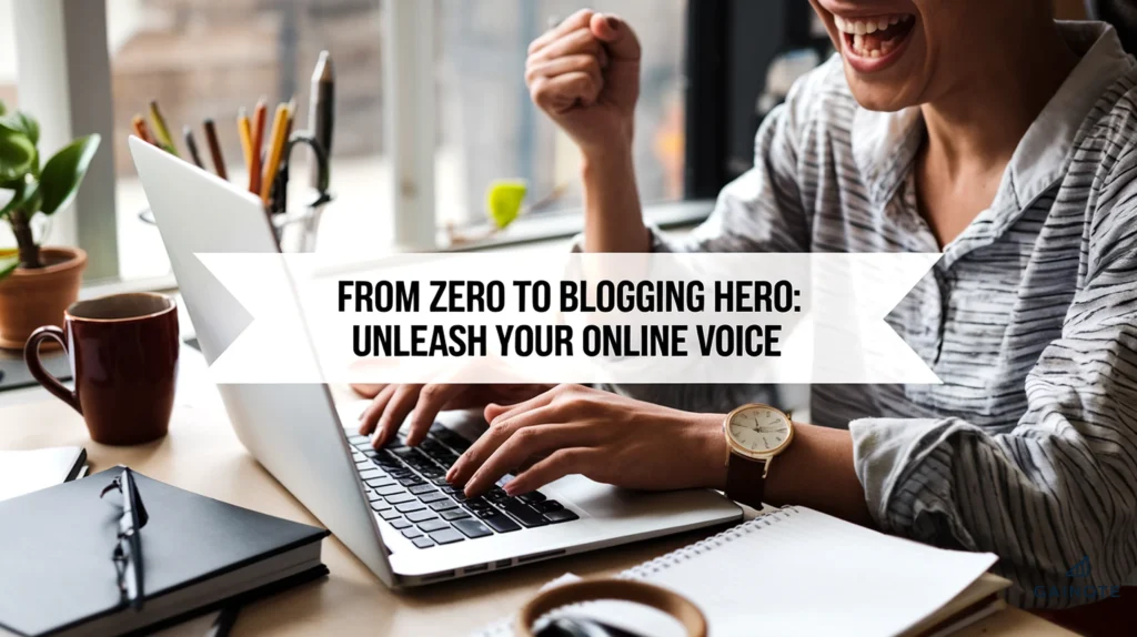 Before and after of blog design transformation